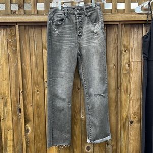 Black Distressed Jeans